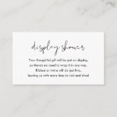 STELLA Display Douche Behuizing Inzetstuk Kaart (Voorkant)