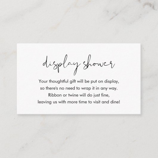 STELLA Display Douche Behuizing Inzetstuk Kaart (Voorkant)