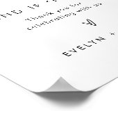 STELLA Donut Trouwbord Donut Mind Als ik doe Poster (Hoek)