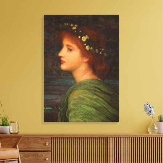 Stella (door Frank Dicksee) Canvas Afdruk (Insitu (Woonkamer))