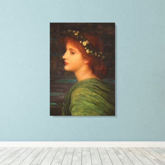 Stella (door Frank Dicksee) Canvas Afdruk (Insitu (Houten vloer))