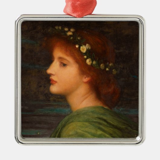 Stella (door Frank Dicksee) Metalen Ornament (Voorkant)