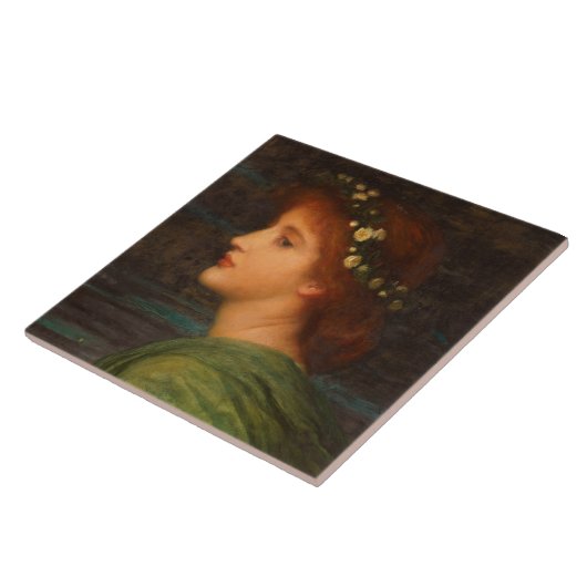 Stella (door Frank Dicksee) Tegeltje (Zijkant)