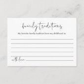 STELLA Familie Tradities Baby shower Kaart (Voorkant)