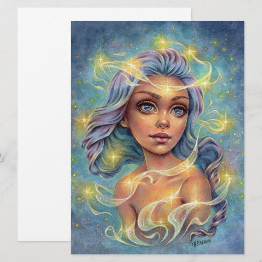 Stella Fantasy Stardust Enchantress Art Kaart (Voorkant / Achterkant)