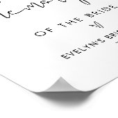 STELLA Favoriete Memory Vrijgezellenfeest Sign Poster (Hoek)