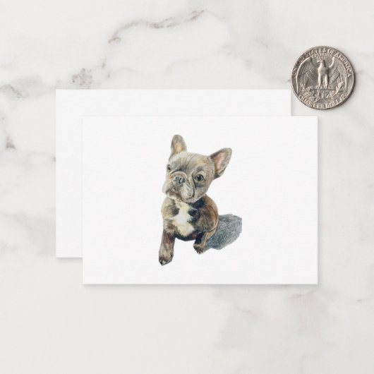 Stella Flat Note Kaart Notitiekaartje (Voorkant / Achterkant in situ)