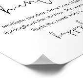 STELLA Fopspeen Hunt Baby shower Spel Sign Poster (Hoek)