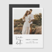 STELLA Foto Magneet Bruiloft Save The Date (Voorkant / Achterkant)