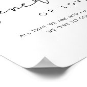 STELLA Generaties van de liefde teken Poster (Hoek)