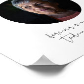 STELLA Gereserveerd in Liefdevolle Geheugen Trouwb Poster (Hoek)