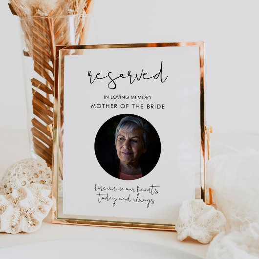 STELLA Gereserveerd in Liefdevolle Geheugen Trouwb Poster