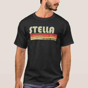 STELLA Gift Name Persoonlijke Retro 80s 90 T-shirt