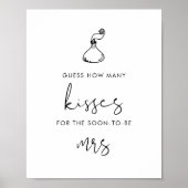 STELLA hoeveel kussen Vrijgezellenfeest spel Poster (Voorkant)