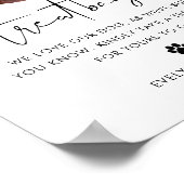 STELLA Hond Treat Bag, Biscuit Bar Pet Trouwbord Poster (Hoek)