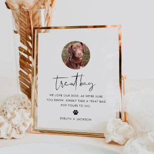 STELLA Hond Treat Bag, Biscuit Bar Pet Trouwbord Poster