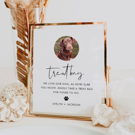STELLA Hond Treat Bag, Biscuit Bar Pet Trouwbord Poster