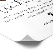 STELLA Hond Treat Bag, Biscuit Bar Pet Trouwbord Poster (Hoek)