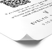 STELLA Huwelijksreis Fonds Trouwbord Poster (Hoek)