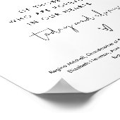 STELLA In Loving Memory Trouwbord Poster (Hoek)