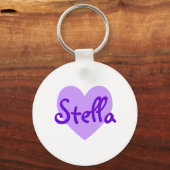 Stella in Paars Sleutelhanger (Voorkant)