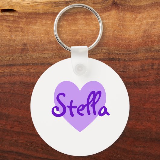 Stella in Paars Sleutelhanger (Voorkant)