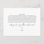 STELLA, jij wordt m'n Kaart van eremetaal (Achterkant)