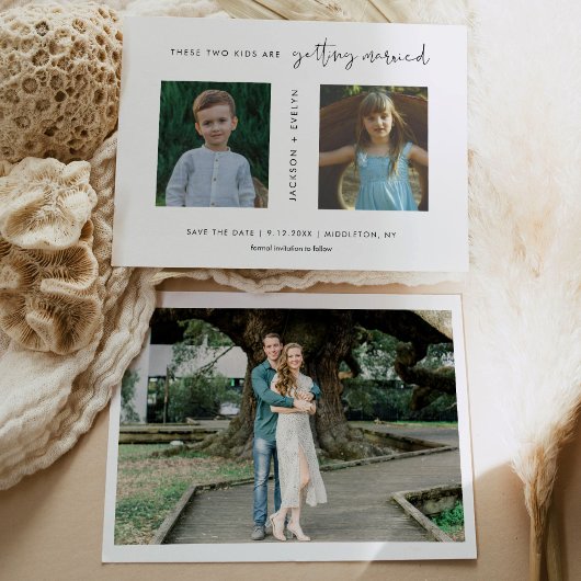 STELLA Kindertijd Foto Save the Date Aankondiging