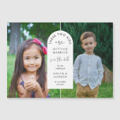 STELLA Kindertijd Foto Save the Date Aankondiging (Voorkant)