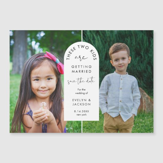 STELLA Kindertijd Foto Save the Date Aankondiging (Voorkant)