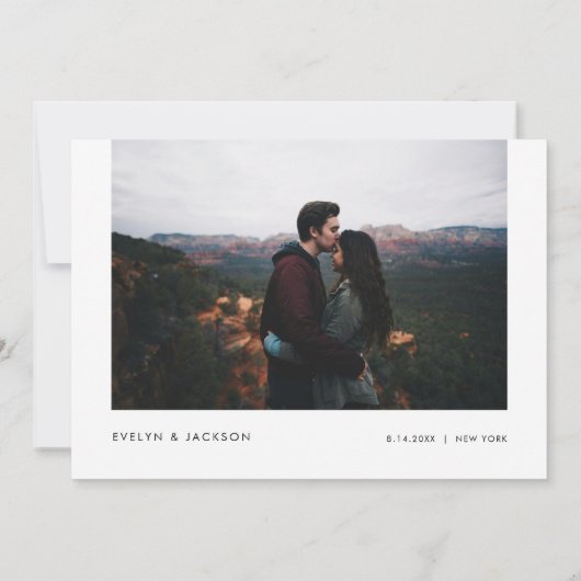 STELLA Kindertijd Foto Save the Date Aankondiging (Achterkant)