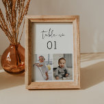 STELLA Kindertijd Foto's Tafelnummer Kaart 5x7<br><div class="desc">Ontdek de fascinerende allure van ons Stella Collectie, zorgvuldig vervaardigd om uw baby shower te voorzien van een sfeer van modern minimalisme en een vleugje energiezuinige verfijning. Ontworpen om bohemian charme naadloos te combineren met tijdloze elegantie, garandeert dit veelzijdige collectie de esthetiek van elk stijlfeest te verhogen, waardoor uw baby...</div>