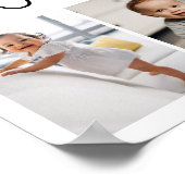 STELLA Kindertijd Foto's Tafelnummer Kaart 5x7 Poster (Hoek)