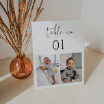 STELLA Kindertijd Foto's Tafelnummer Kaart 5x7 Reclamebord Met Voetstuk<br><div class="desc">Ontdek de fascinerende allure van ons Stella Collectie, zorgvuldig vervaardigd om uw baby shower te voorzien van een sfeer van modern minimalisme en een vleugje energiezuinige verfijning. Ontworpen om bohemian charme naadloos te combineren met tijdloze elegantie, garandeert dit veelzijdige collectie de esthetiek van elk stijlfeest te verhogen, waardoor uw baby...</div>