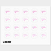 Stella Klassieke stijlnaam Ronde Sticker (Vel)