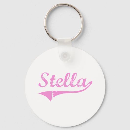 Stella Klassieke stijlnaam Sleutelhanger (Voorkant)
