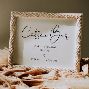 STELLA Koffie Bar Teken Poster