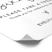 STELLA Liefde is Lief Huwelijksgunsten Teken Poster (Hoek)