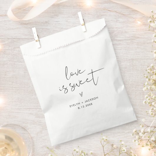 STELLA Liefde is Sweet Favor Bag Bedankzakje (Geknipt)