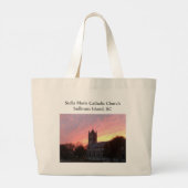 Stella Maris katholieke kerk Grote Tote Bag (Achterkant)