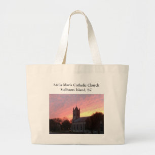 Stella Maris katholieke kerk Grote Tote Bag