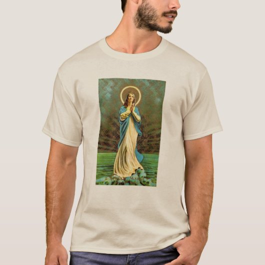 Stella Maris Onze-Lieve-Vrouwester van het Zee T-shirt (Voorkant)