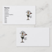 Stella met Attitude Humor Visitekaartje (Voorkant / Achterkant)