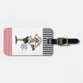 Stella met de Humor van de Houding Bagagelabel (Voorkant horizontaal)