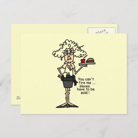 Stella met de Humor van de Houding Briefkaart (Voorkant / Achterkant)