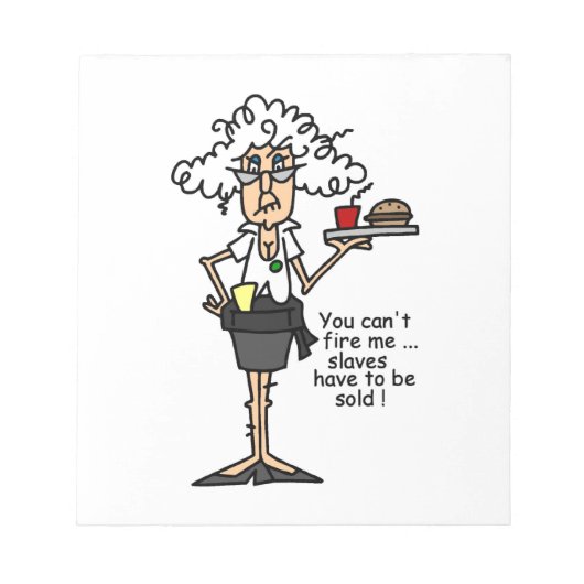 Stella met de Humor van de Houding Notitieblok (Voorkant)