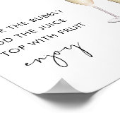 STELLA Mimosa Bar-teken Poster (Hoek)