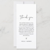 STELLA Minimalistisch huwelijksmenu 4x9 (Achterkant)