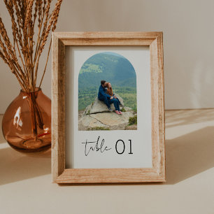 STELLA Minimalistische fototafel nummer 5x7 Kaart