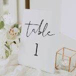 STELLA Minimalistische tafel nummer 4x6 kunststof Reclamebord Met Voetstuk<br><div class="desc">Ontdek de fascinerende allure van ons Stella Collectie, zorgvuldig vervaardigd om uw baby shower te voorzien van een sfeer van modern minimalisme en een vleugje energiezuinige verfijning. Ontworpen om bohemian charme naadloos te combineren met tijdloze elegantie, garandeert dit veelzijdige collectie de esthetiek van elk stijlfeest te verhogen, waardoor uw baby...</div>